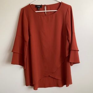 AGB Flutter Sleeve Blouse